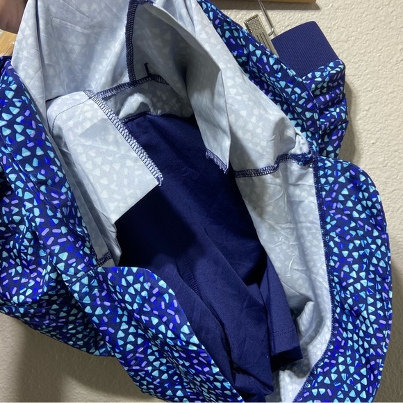 Cypress Club Blue Geometric Golf Skort Size Large - Picture 7 of 10